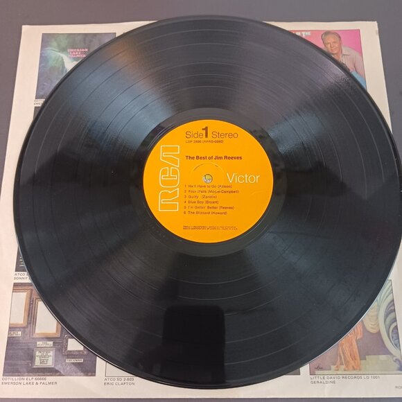 The Best of Jim Reeves Vinyl Record VTG 1964 MCM LSP 2890 RCA 12" Stereo VG+ - Picture 5 of 12